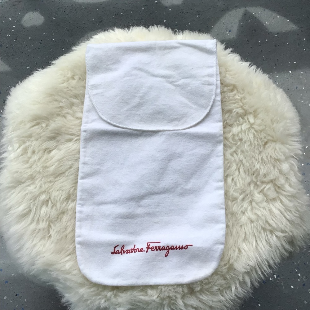 Salvatore Ferragamo White Dust Bag